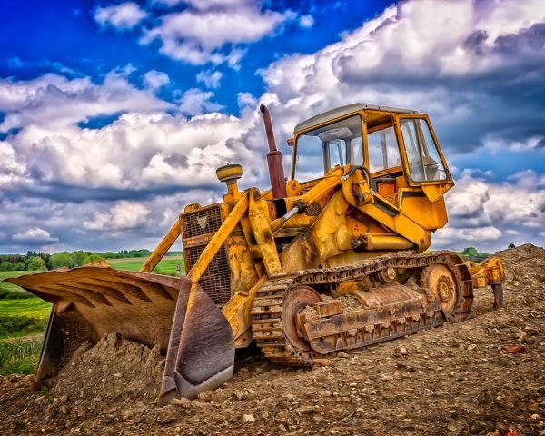 Outdoor construction machine.